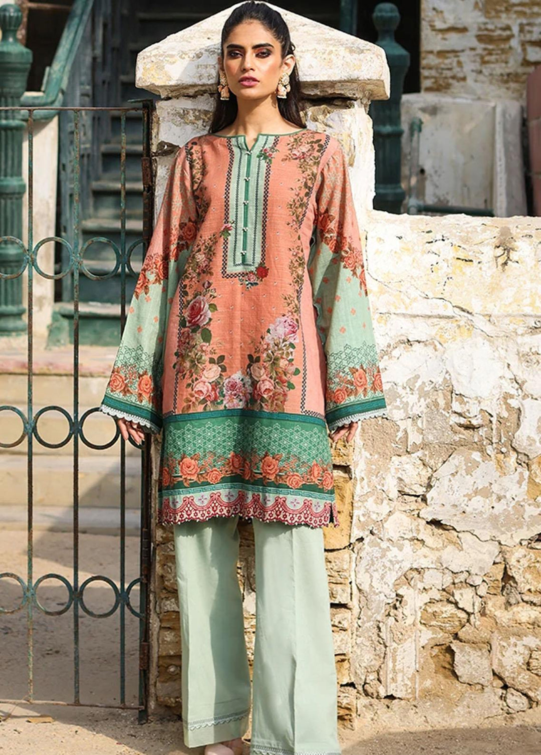 Threads & Motifs Pret Casual Khaddar Kurti THM21RW 7350