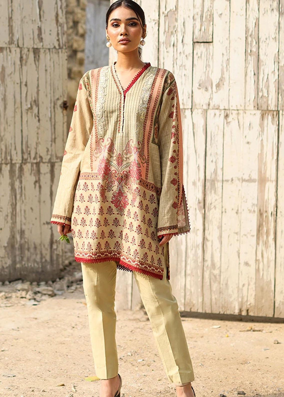 Threads & Motifs Pret Casual Khaddar Kurti THM21RW 7402