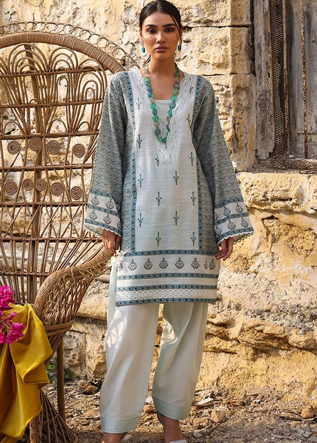 Threads & Motifs Pret Casual Khaddar Kurti THM21RW 7417