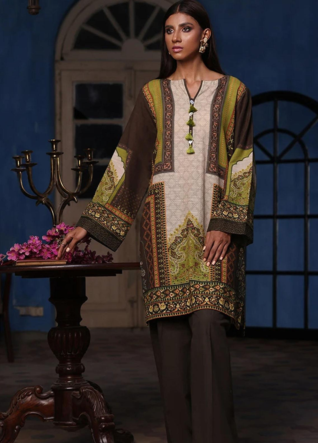 Threads & Motifs Pret Casual Khaddar Kurti THM21RW 7421