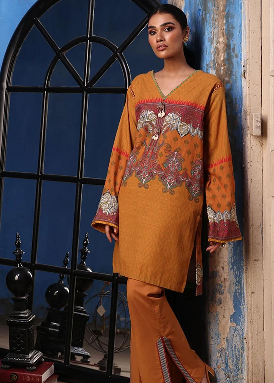 Threads & Motifs Pret Casual Khaddar Kurti THM21RW 7422
