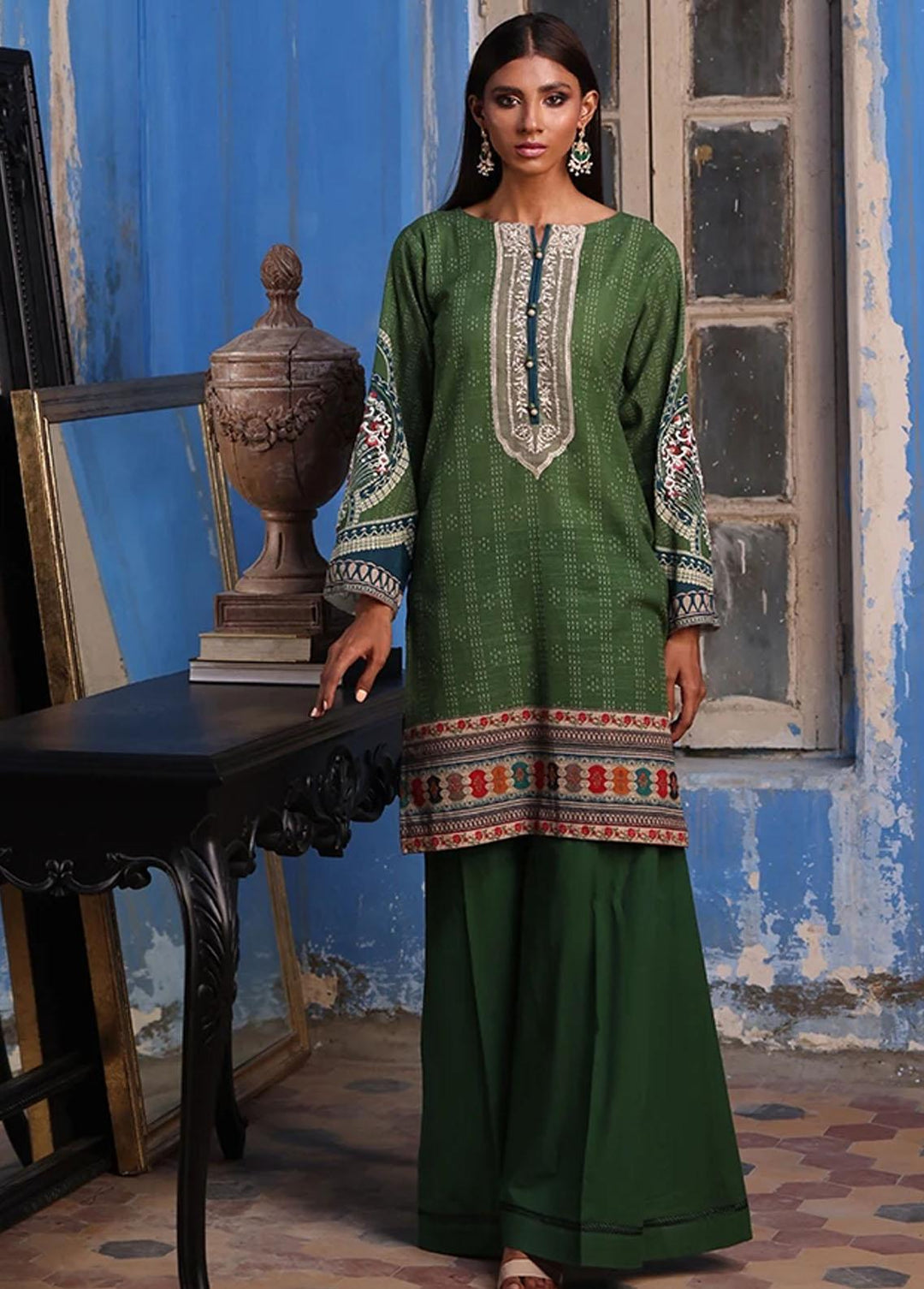 Threads & Motifs Pret Casual Khaddar Kurti THM21RW 7519