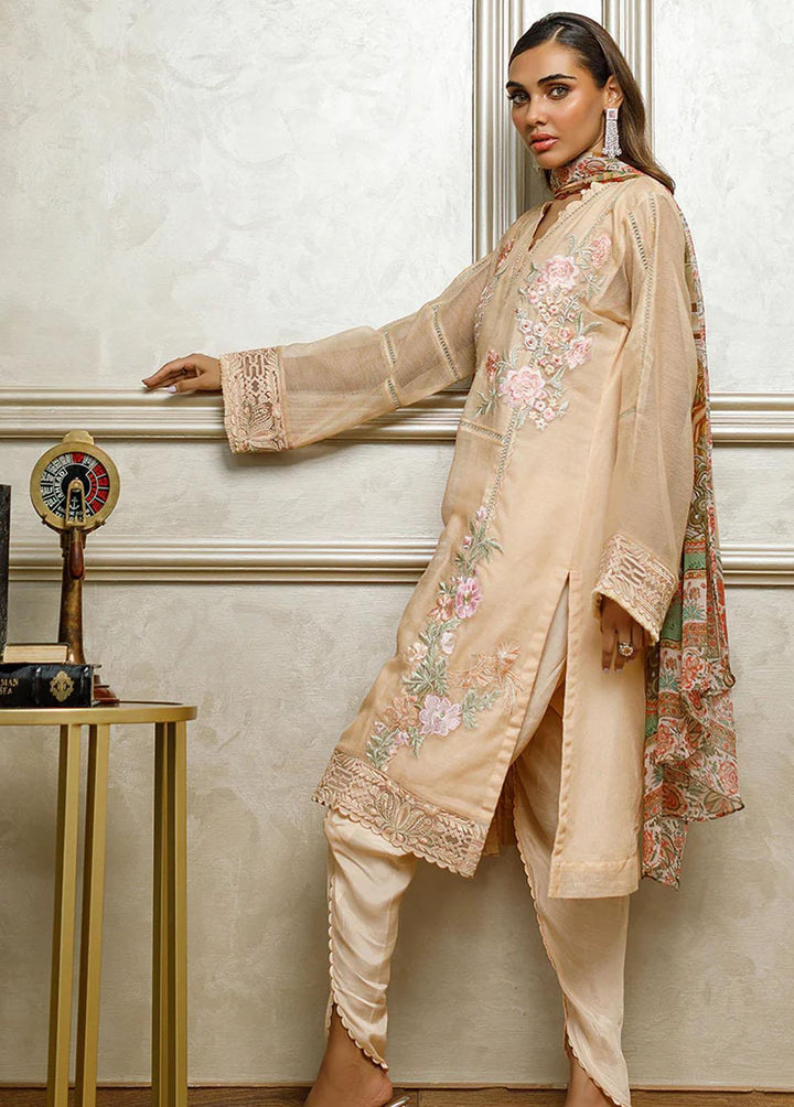 Threads & Motifs Pret Embroidered Cotton Net 2 Piece Suit 8310
