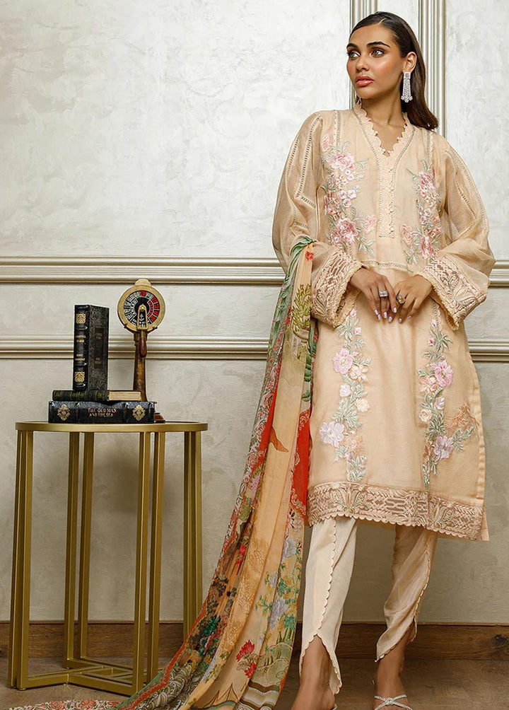 Threads & Motifs Pret Embroidered Cotton Net 2 Piece Suit 8310