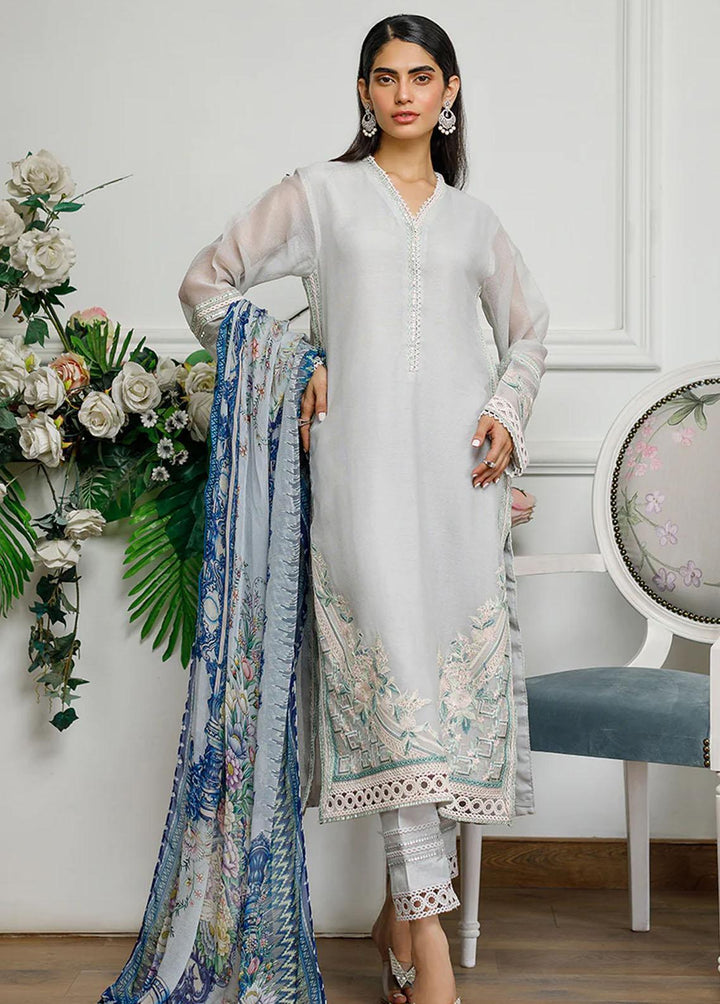 Threads & Motifs Pret Embroidered Cotton Net 2 Piece Suit 8311