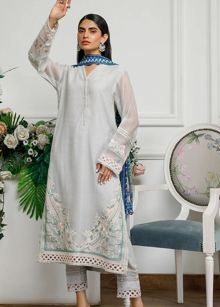 Threads & Motifs Pret Embroidered Cotton Net 2 Piece Suit 8311