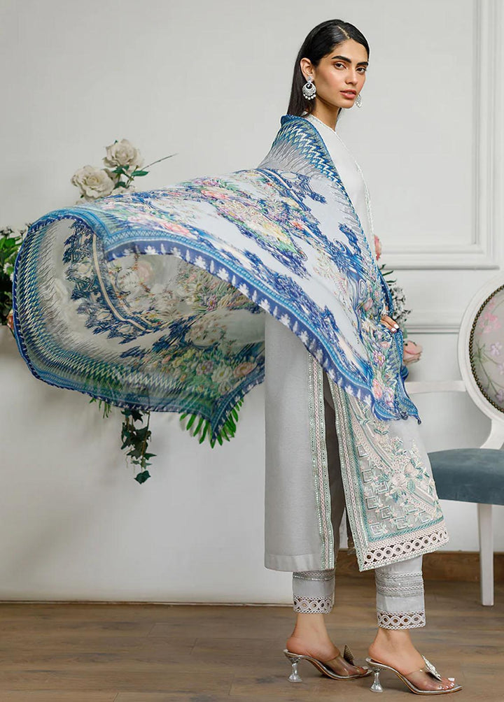 Threads & Motifs Pret Embroidered Cotton Net 2 Piece Suit 8311