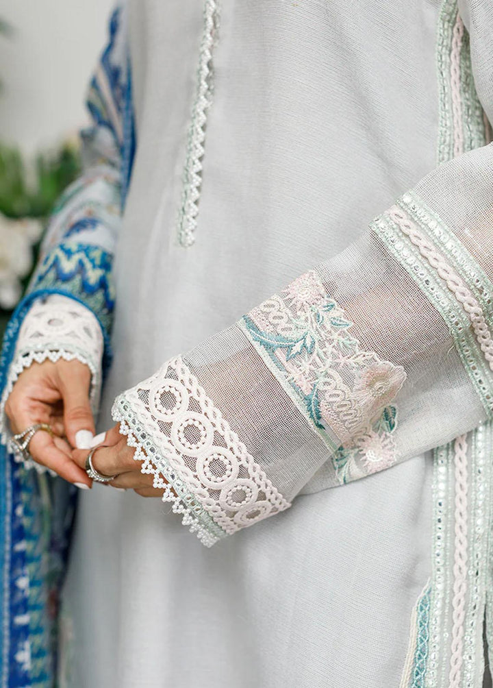 Threads & Motifs Pret Embroidered Cotton Net 2 Piece Suit 8311