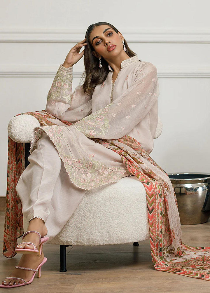 Threads & Motifs Pret Embroidered Cotton Net 2 Piece Suit 8324