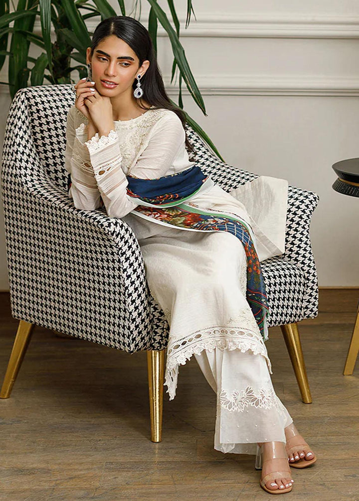 Threads & Motifs Pret Embroidered Cotton Net 2 Piece Suit 8470