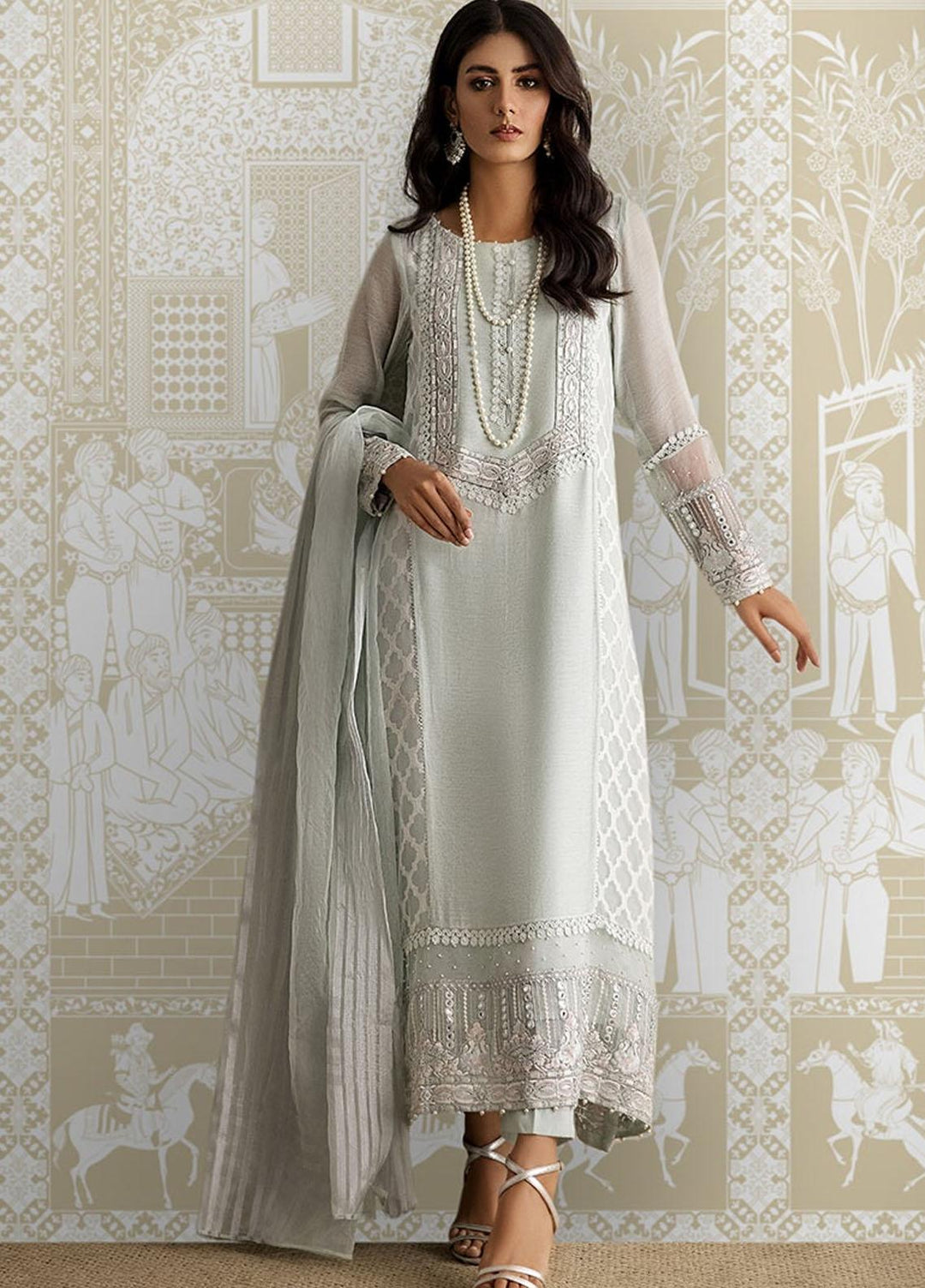 Threads & Motifs Pret  khaadi 2 Piece Suit THM22RW 7529