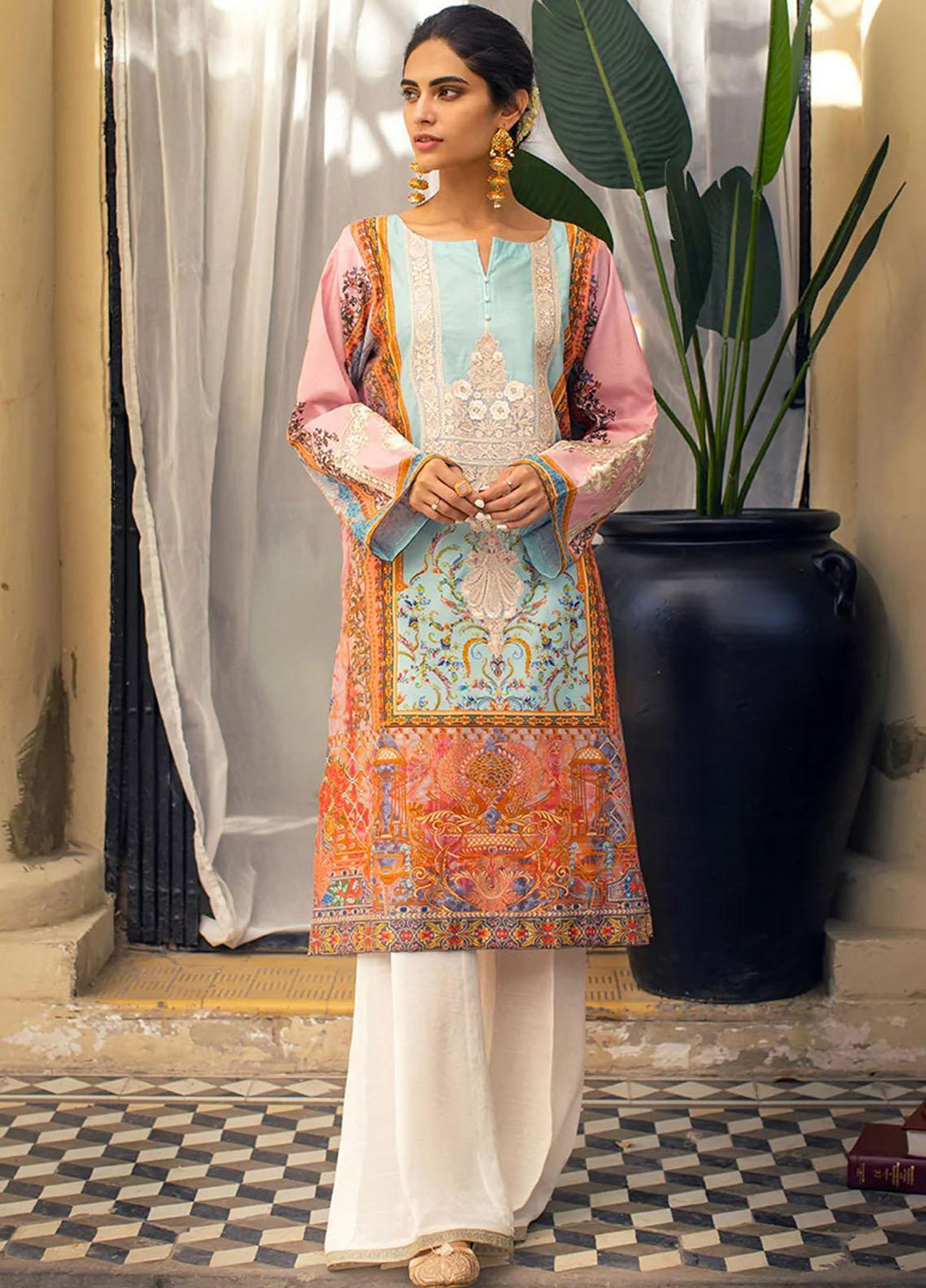 Threads & Motifs Pret Khaadi Net Shirt THM22RW 7826
