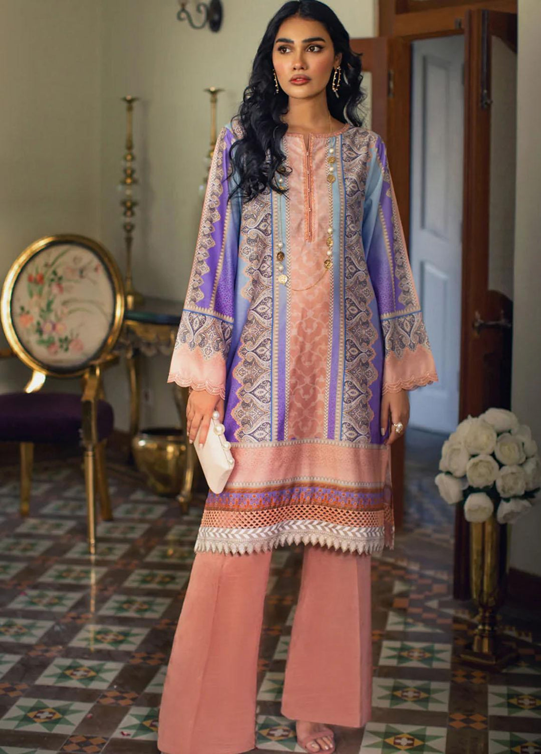 Threads & Motifs Pret Khaadi Net Shirt THM22RW 7653