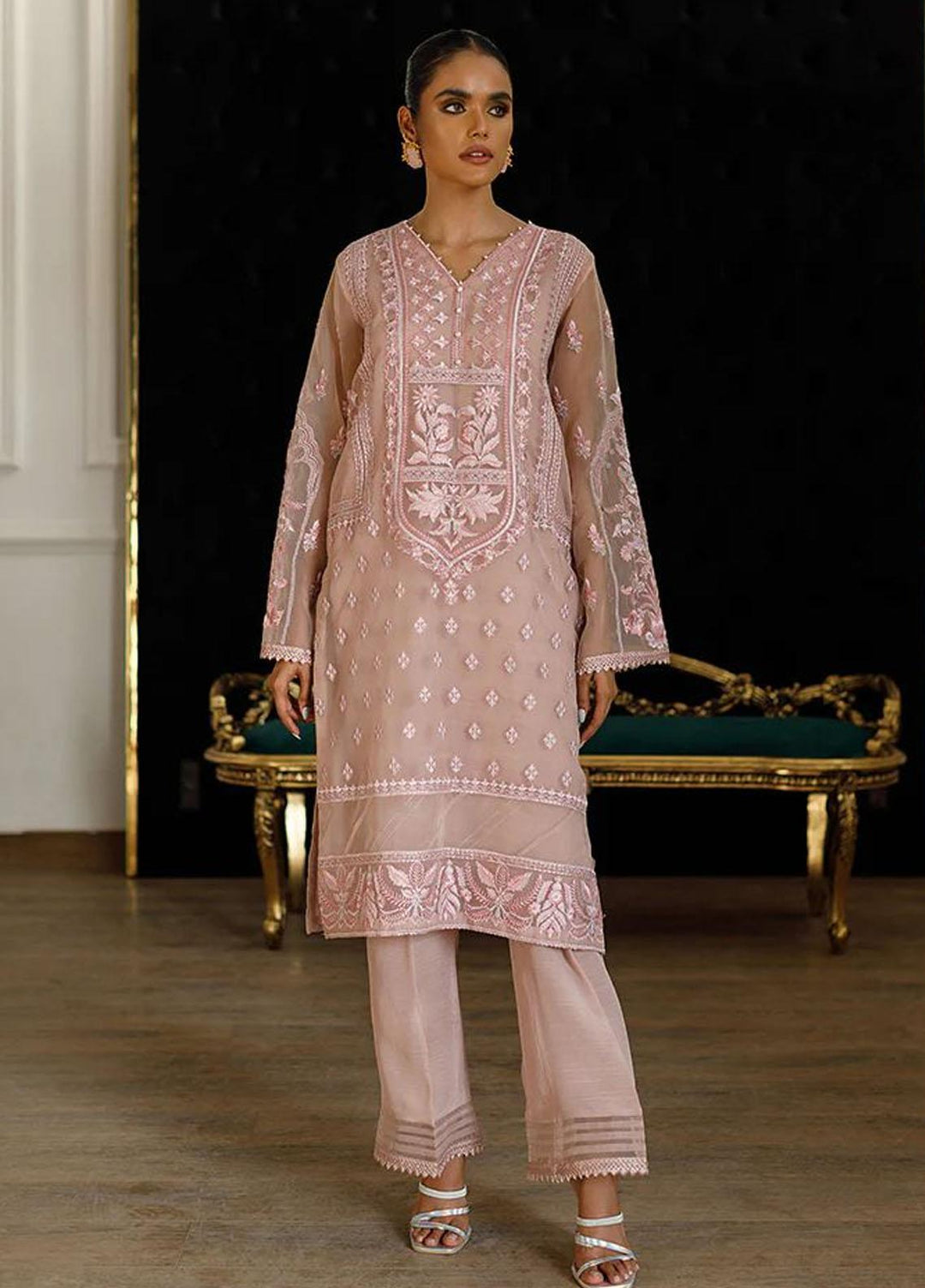 Threads & Motifs Luxury Pret  Organza Shirt THM23RW 7771.3