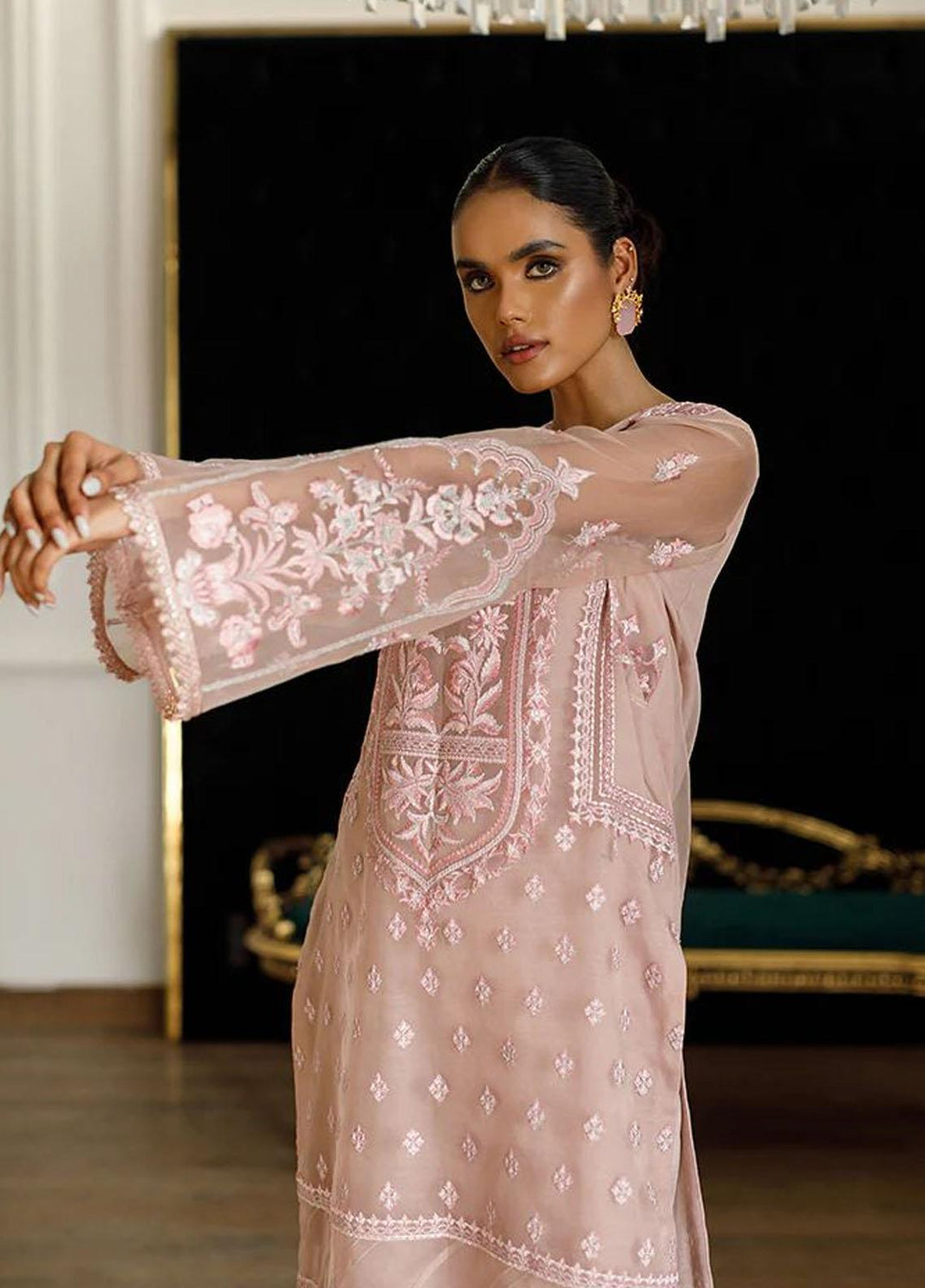 Threads & Motifs Luxury Pret  Organza Shirt THM23RW 7771.3