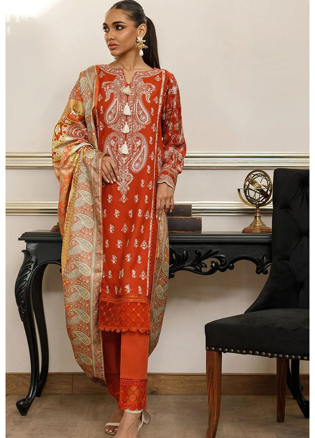 Threads & Motifs Luxury Pret  Viscose Shirt THM23RW 8089