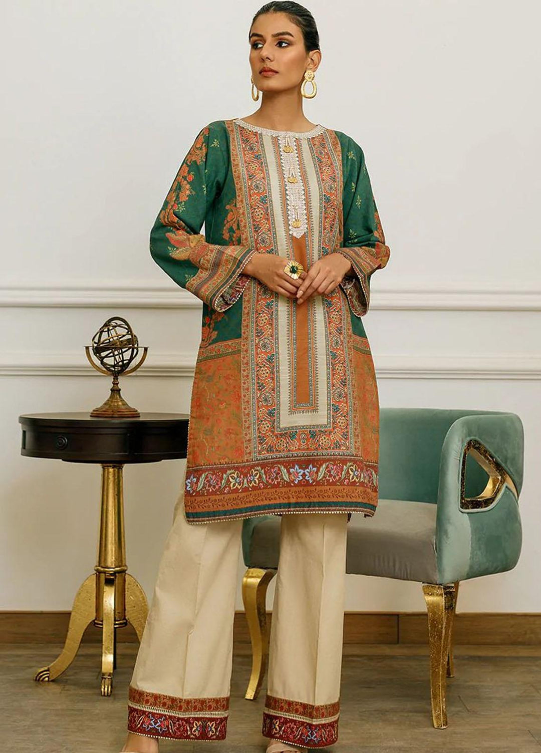 Threads & Motifs Luxury Pret  Khaddar Shirt THM23RW 8027