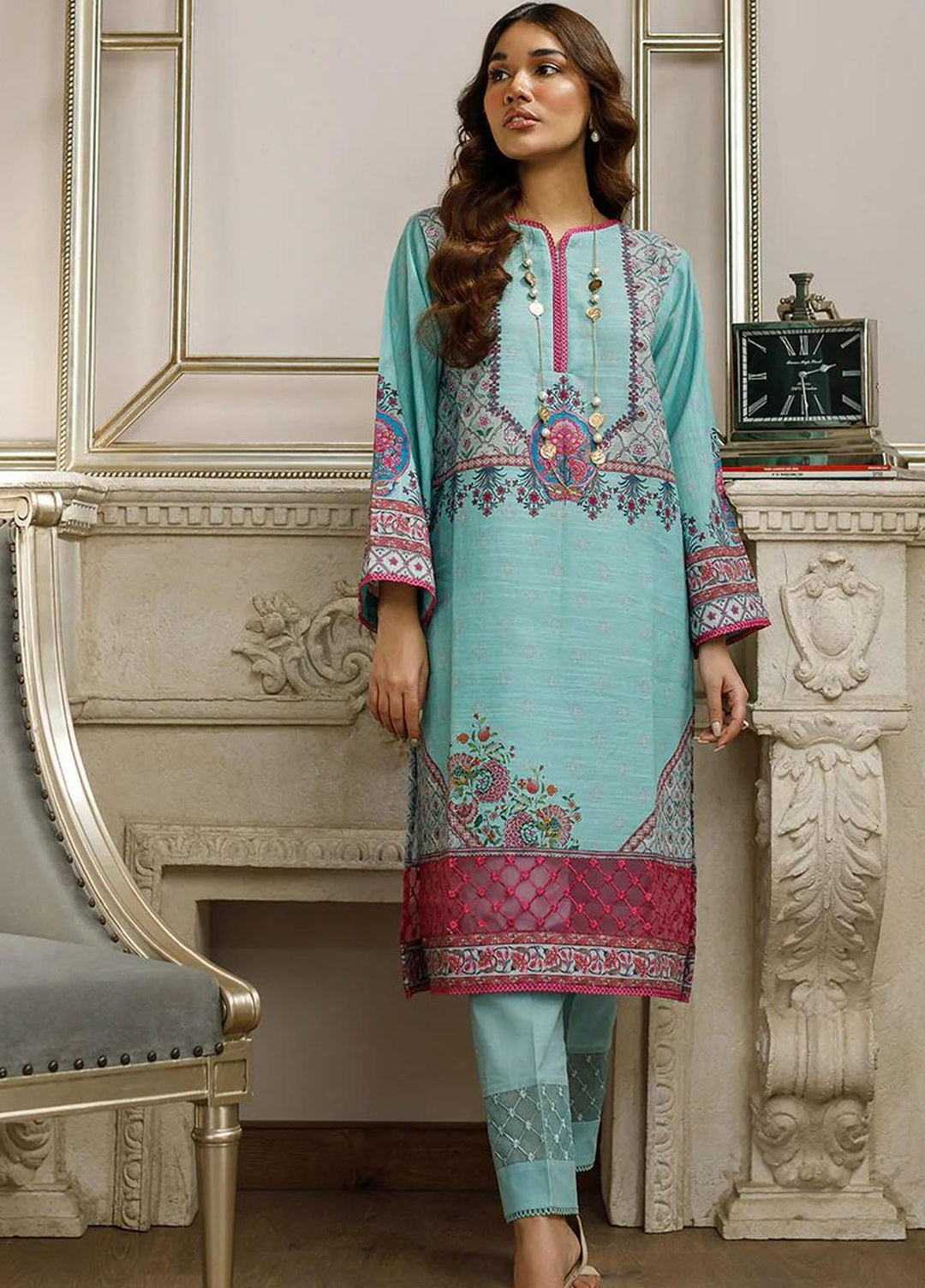 Threads & Motifs Luxury Pret  Khaddar Shirt THM23RW 8028