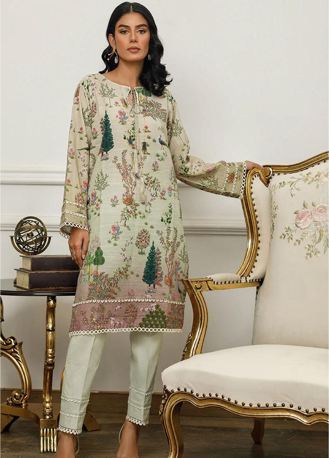 Threads & Motifs Luxury Pret  Khaddar Shirt THM23RW 8029