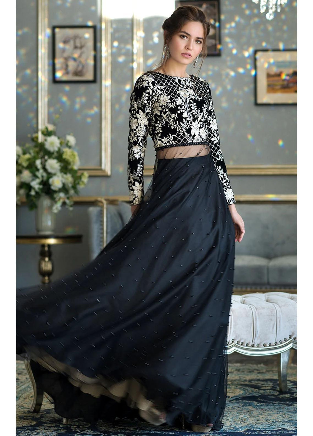 Threads & Motifs Pret Semi Formal Velvet 2 Piece THM21SF 5348