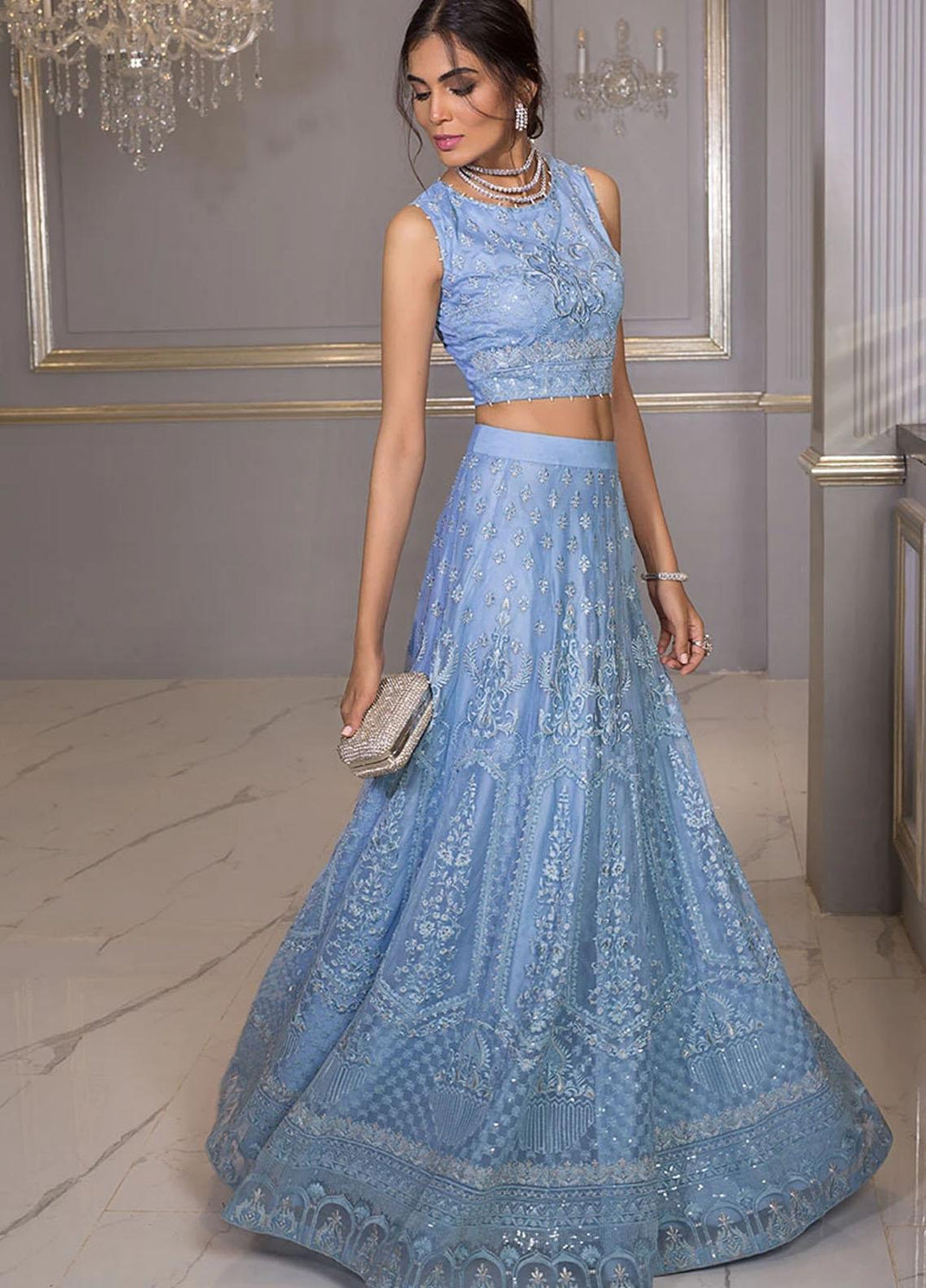 Threads & Motifs Pret Semi Formal Net 2 Piece THM21SF 6217
