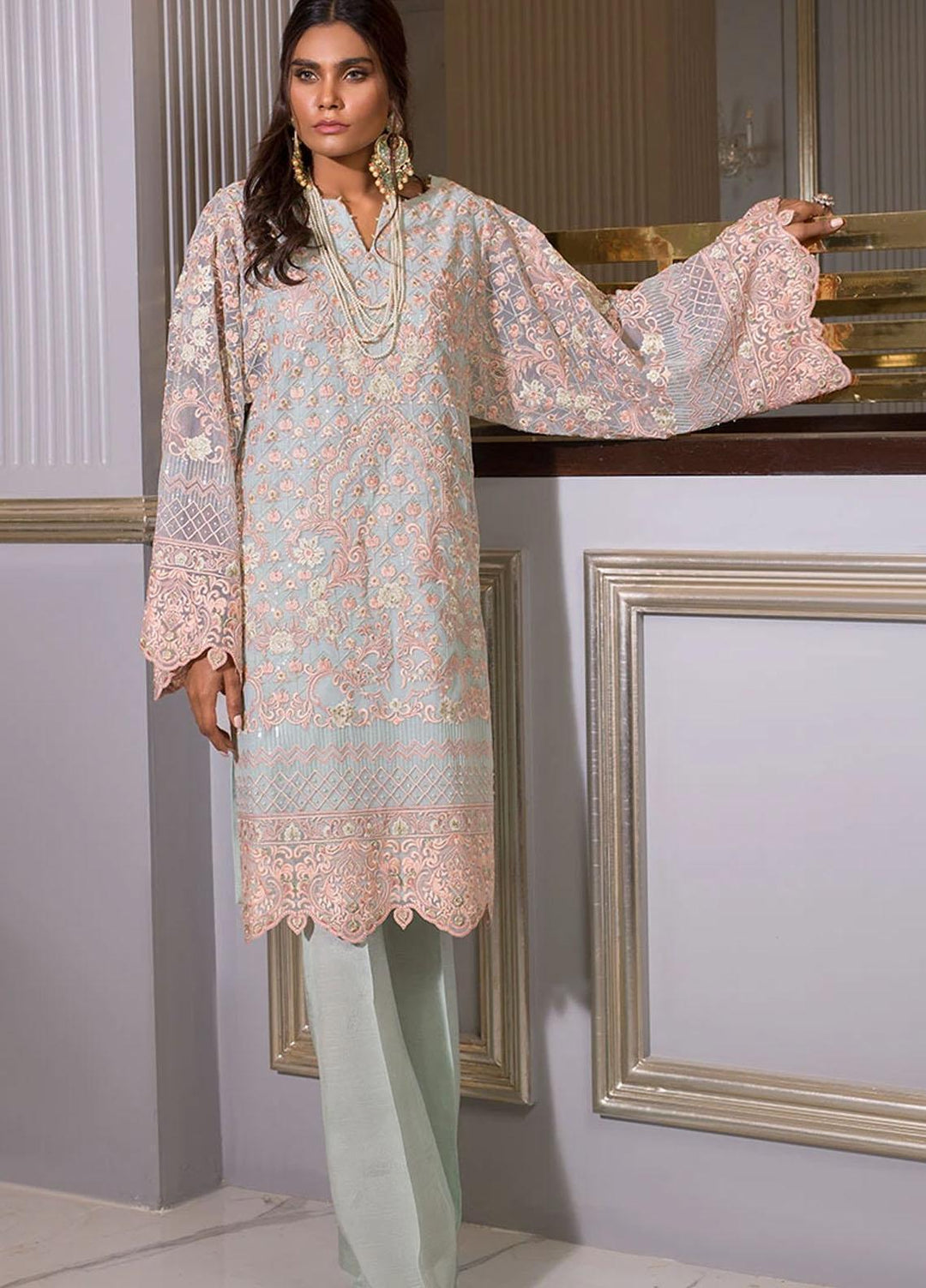 Threads & Motifs Pret Semi Formal Brocade Shirt THM21SF 6245
