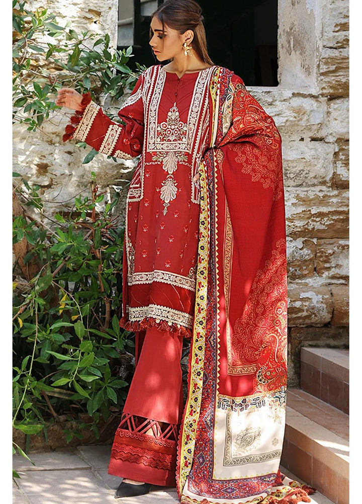 Threads & Motifs Embroidered Khaddar Suits Unstitched 2 Piece THM21UK 7527 - Winter Collection