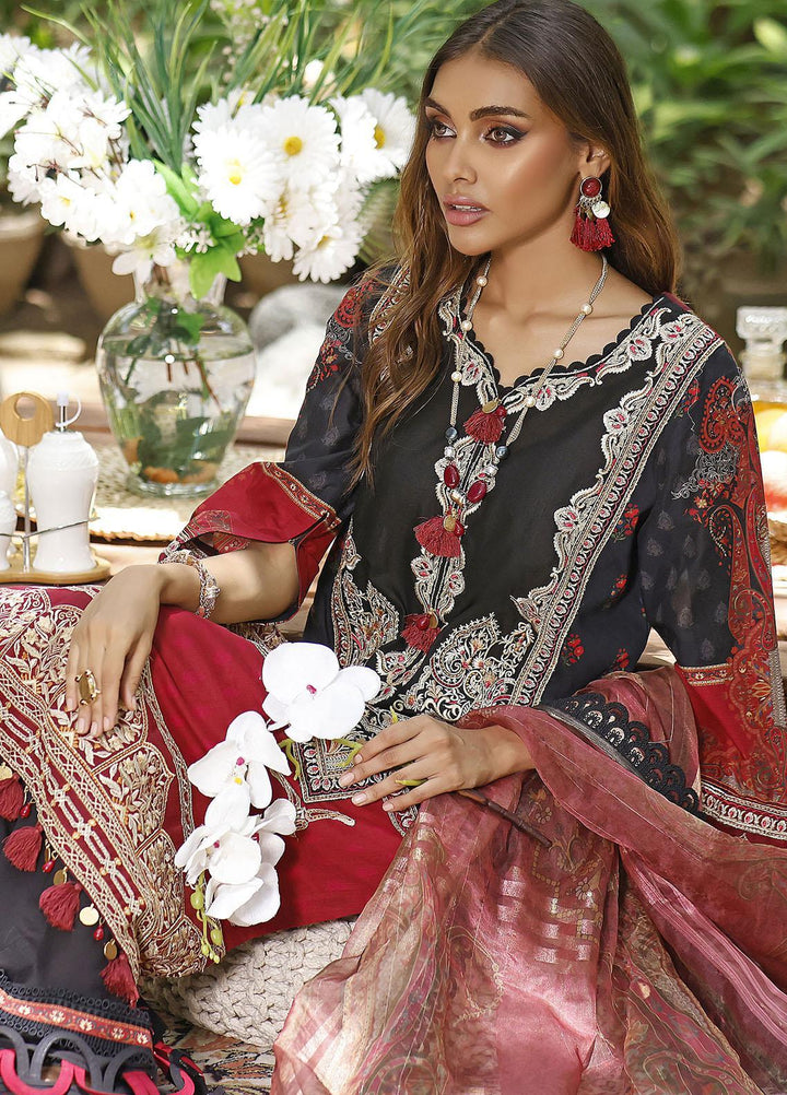 Threads & Motifs Embroidered Lawn Suits Unstitched 3 Piece THM22UL 7295 - Luxury Summer Collection