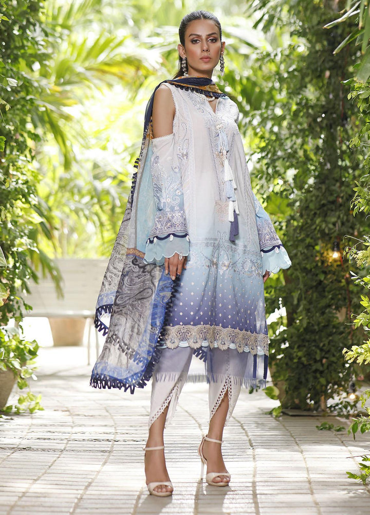 Threads & Motifs Embroidered Lawn Suits Unstitched 3 Piece THM22UL 7298 - Luxury Summer Collection