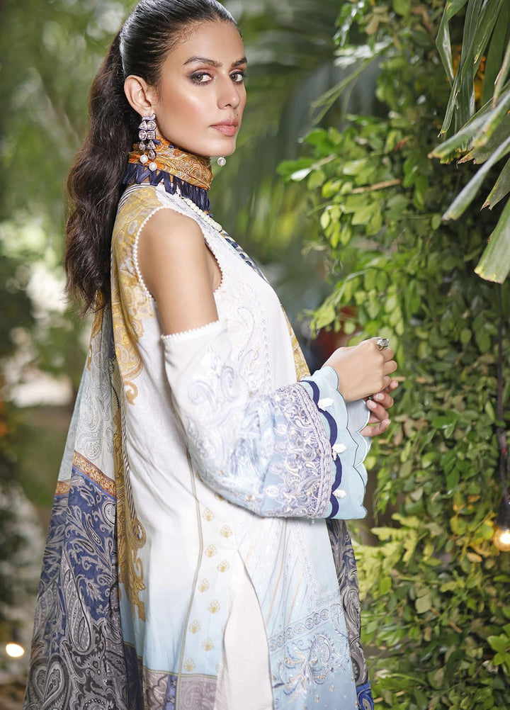 Threads & Motifs Embroidered Lawn Suits Unstitched 3 Piece THM22UL 7298 - Luxury Summer Collection