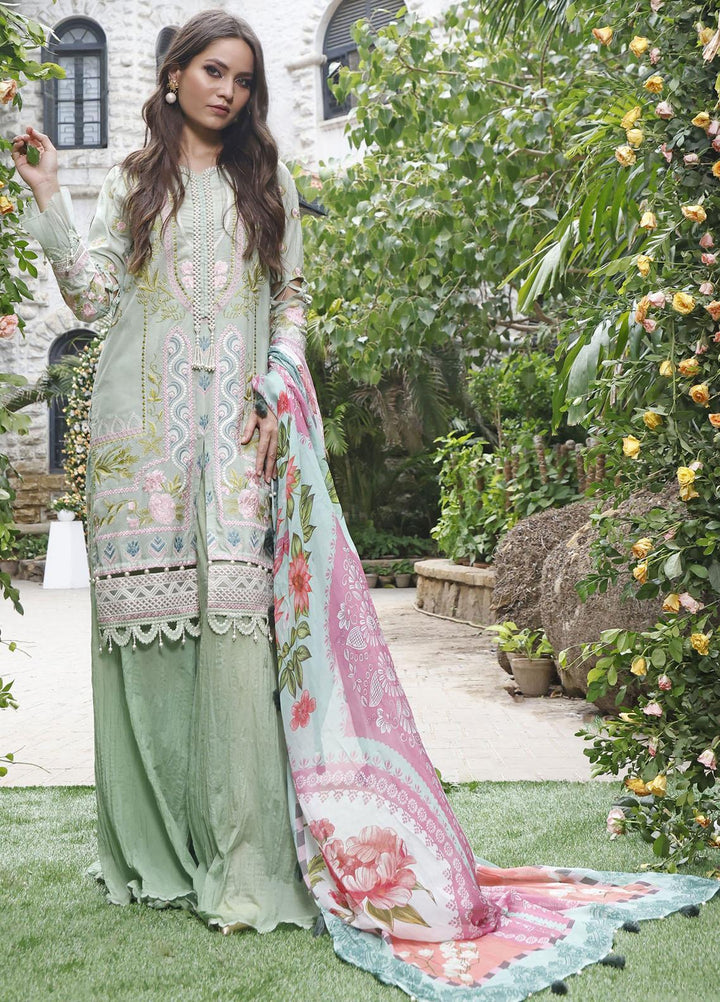 Threads & Motifs Embroidered Lawn Suits Unstitched 3 Piece THM22UL 7294 - Luxury Summer Collection