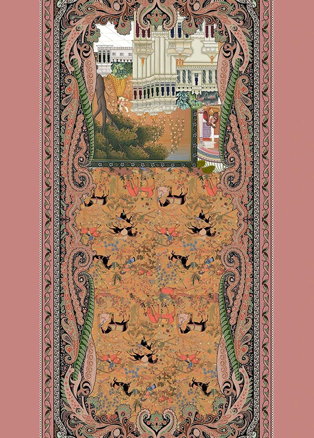 Threads & Motifs Printed Viscose Shawl THM21SH 102 - Viscose Shawls
