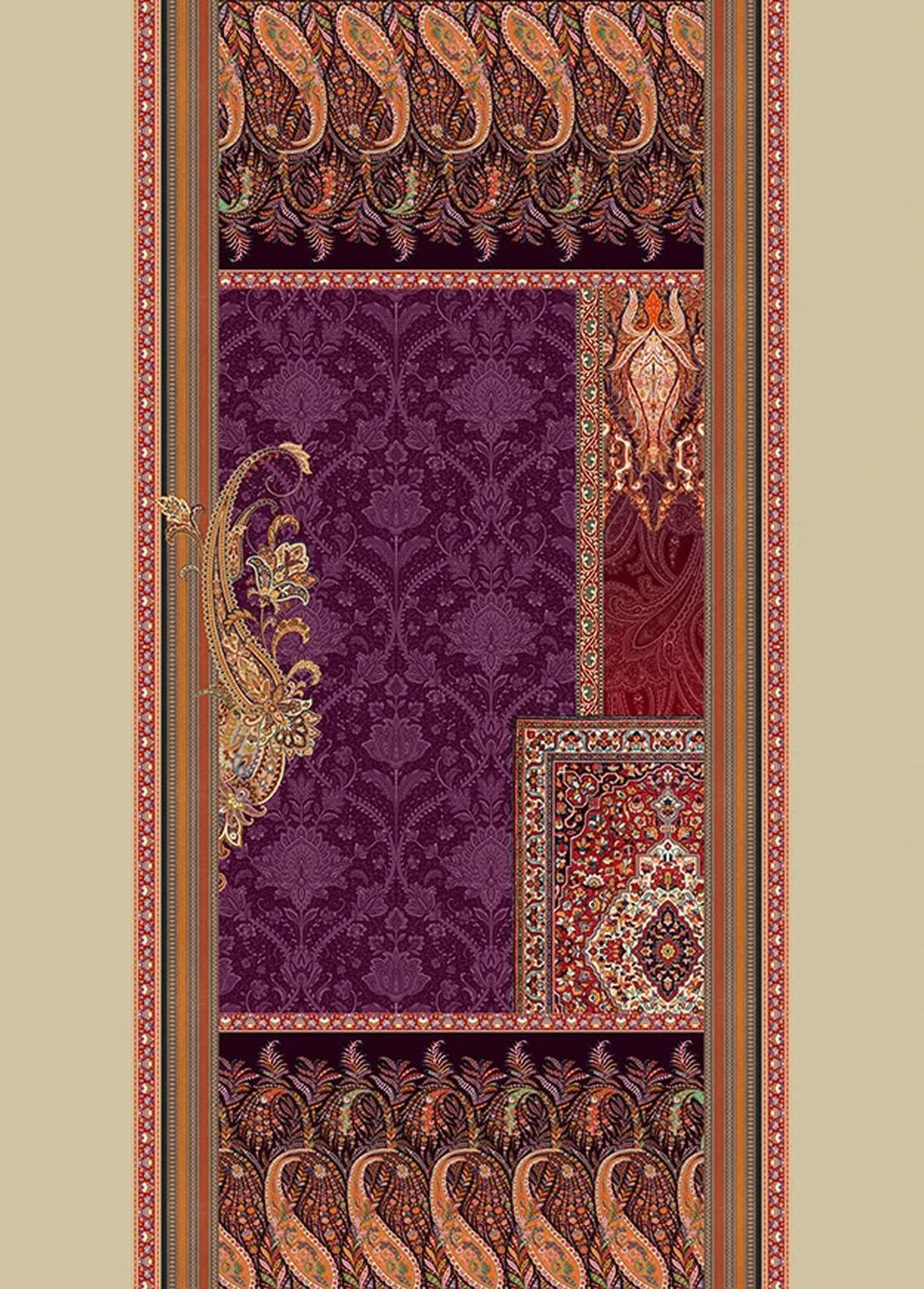 Threads & Motifs Printed Viscose Shawl THM21SH 98 - Viscose Shawls