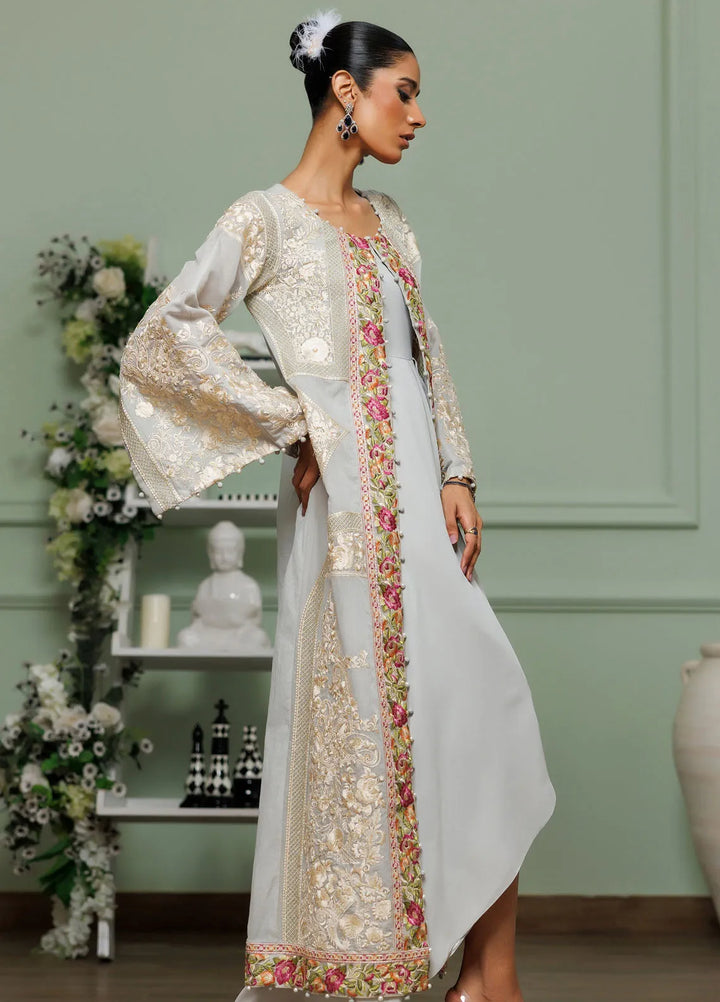 Threads And Motifs Pret Embroidered Chanderi Jacket 8830