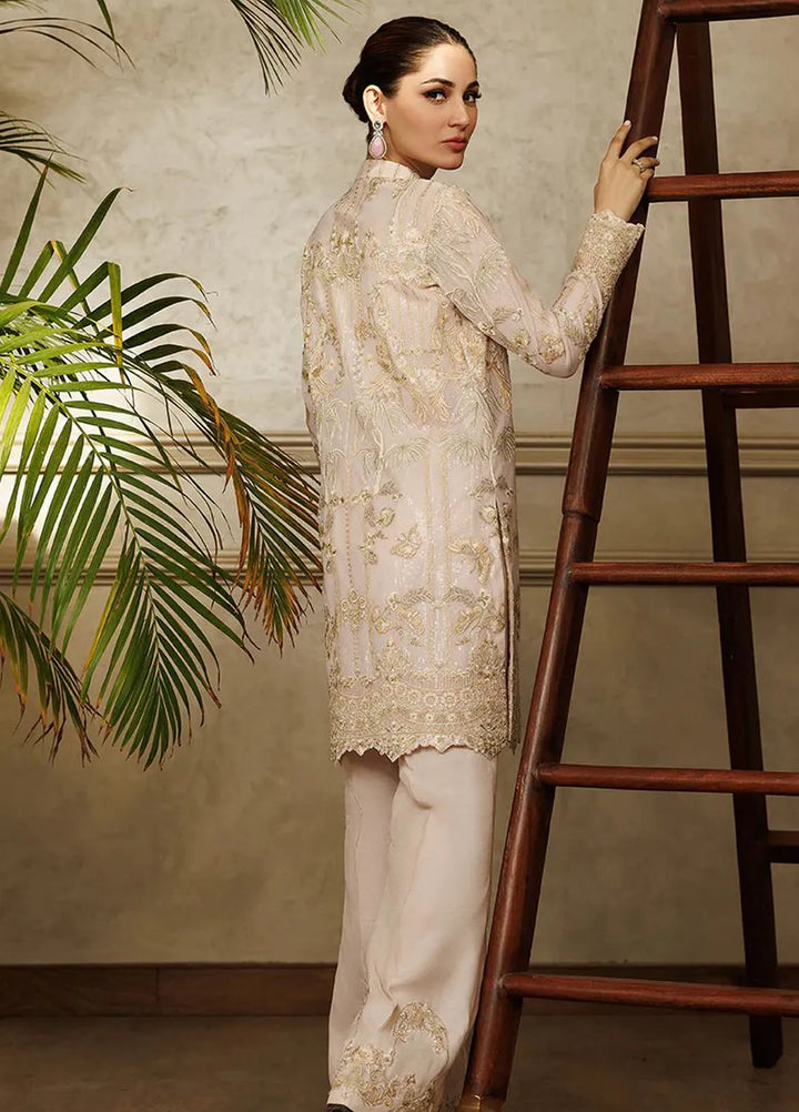 Threads And Motifs Pret Embroidered Net Dress 8621
