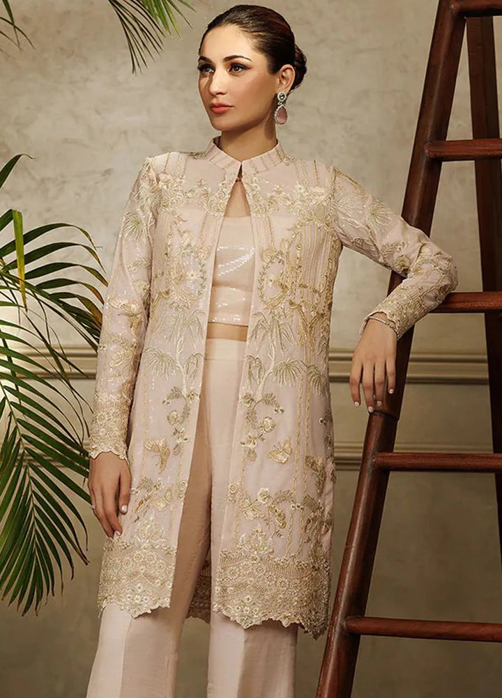 Threads And Motifs Pret Embroidered Net Dress 8621