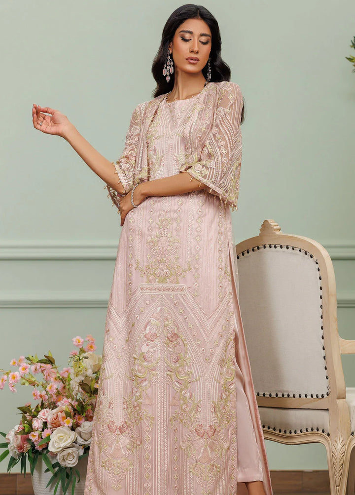 Threads And Motifs Pret Embroidered Net Dress 8917