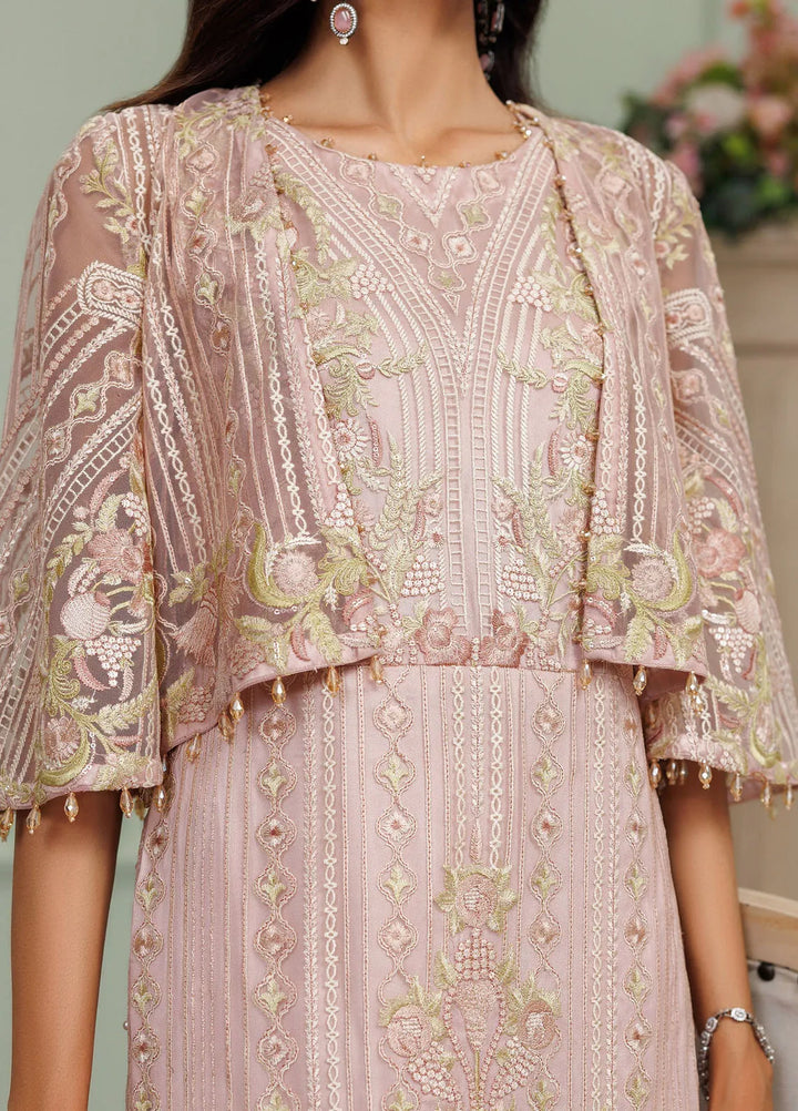 Threads And Motifs Pret Embroidered Net Dress 8917