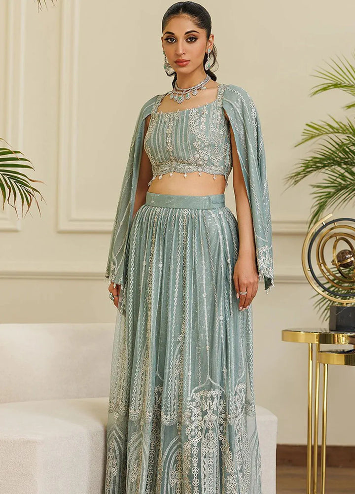 Threads And Motifs Pret Embroidered Net Lehenga 8712