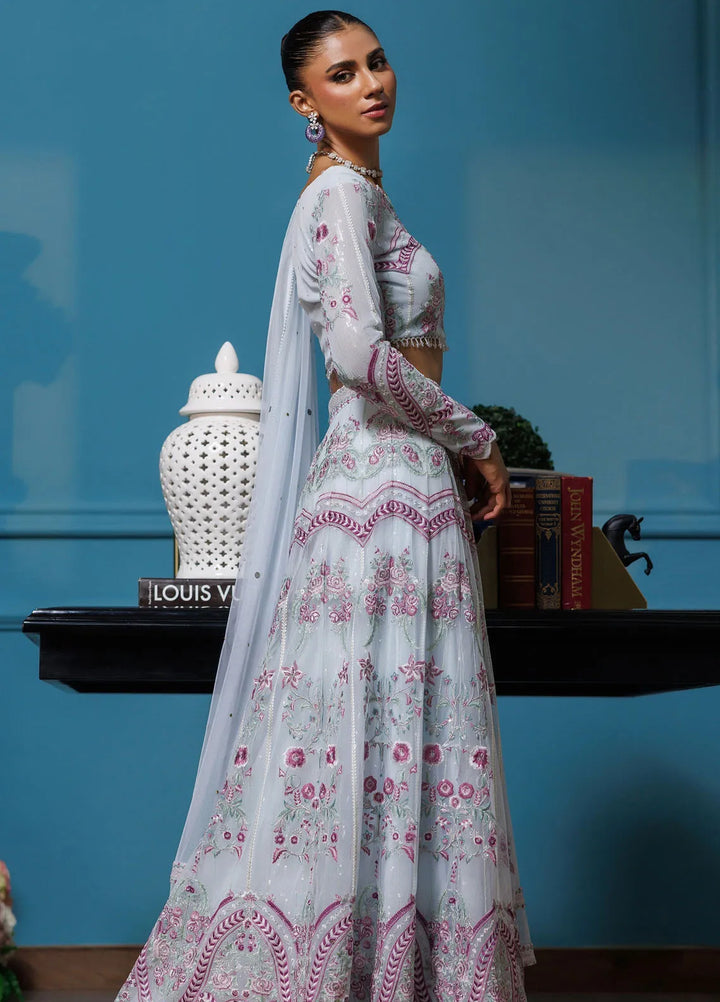 Threads And Motifs Pret Embroidered Net Lehenga 8943