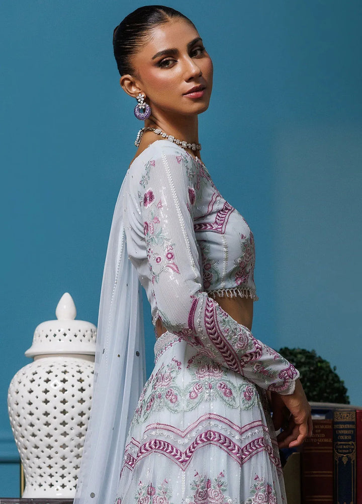 Threads And Motifs Pret Embroidered Net Lehenga 8943