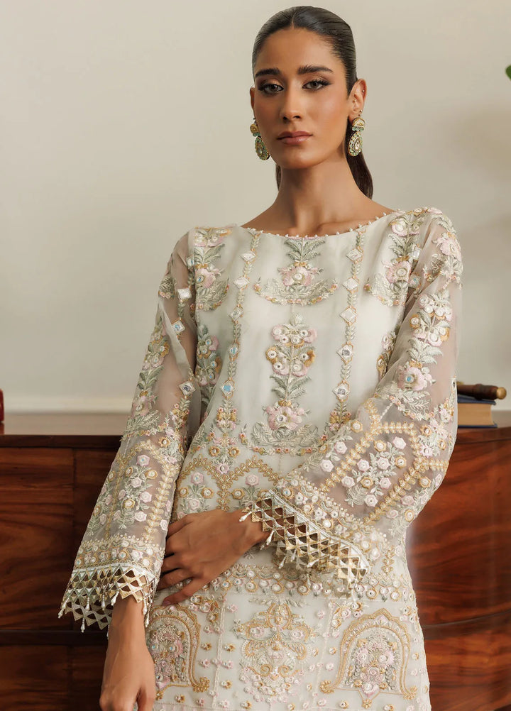 Threads And Motifs Pret Embroidered Organza Dress 8916