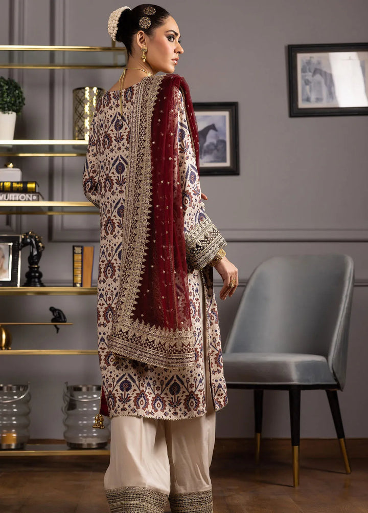 Threads And Motifz Pret Embroidered 3 Piece Suit 9130