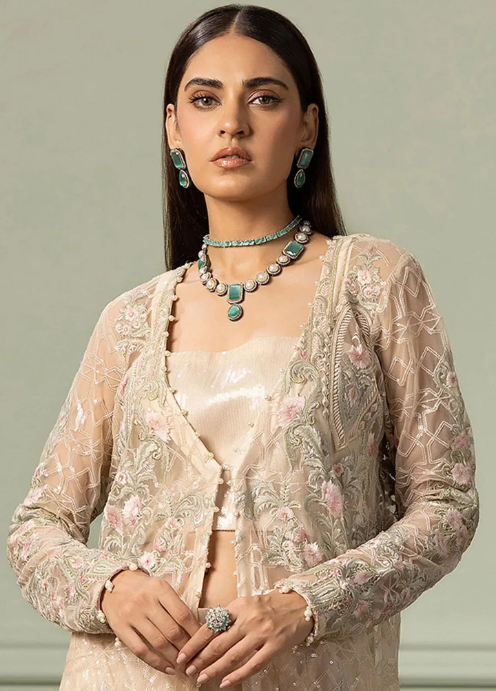 Threads And Motifz Pret Embroidered Net 2 Piece Suit 8935