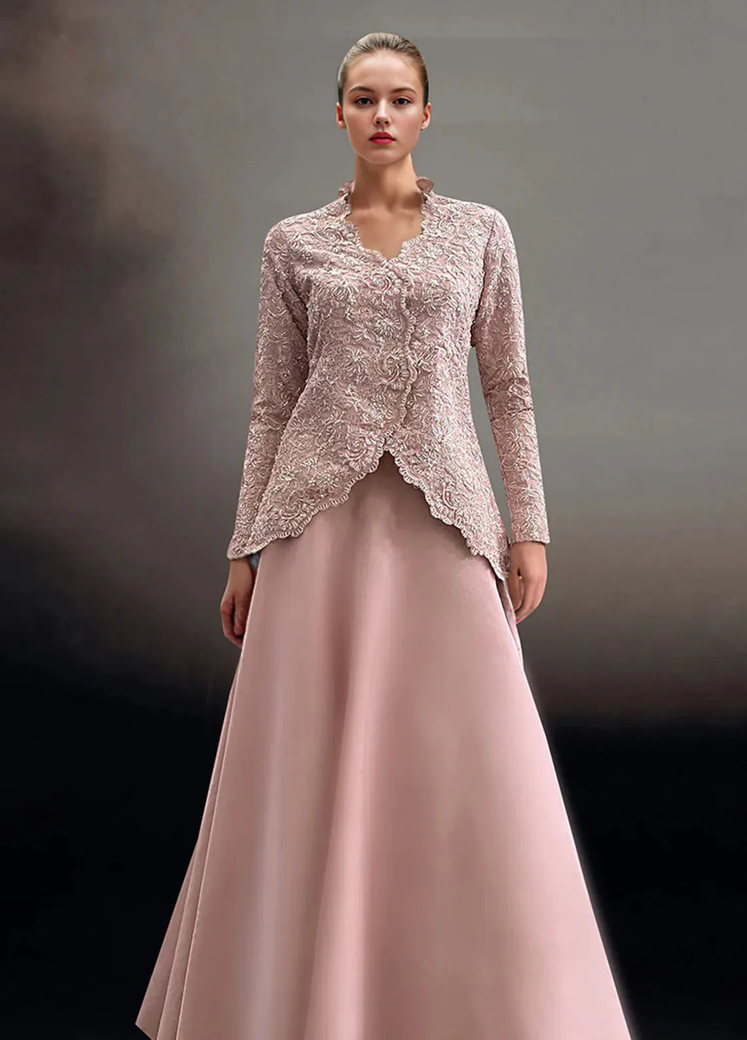 Threads And Motifz Pret Embroidered Net 3 Peice Suit 9410