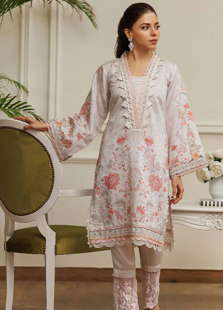 Threads And Motifs Pret Embroidered Net 3 Piece Suit 8766