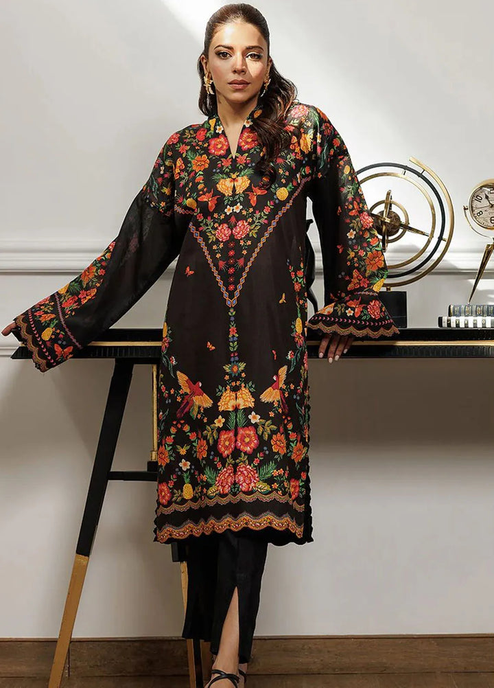 Threads And Motifs Pret Embroidered Net 3 Piece Suit 8899