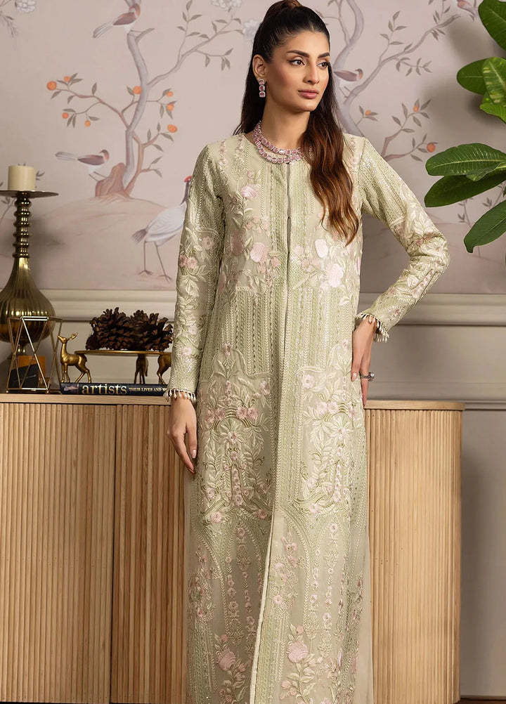 Threads And Motifz Pret Embroidered Net 3 Piece Suit 8919.1