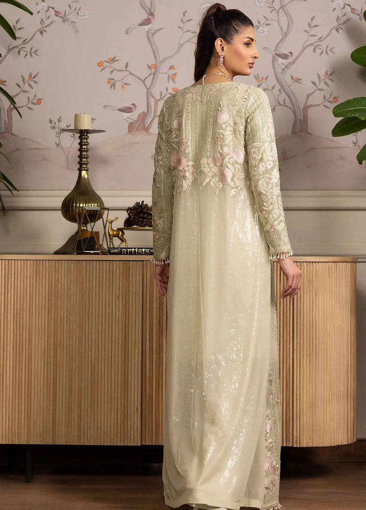 Threads And Motifz Pret Embroidered Net 3 Piece Suit 8919.1