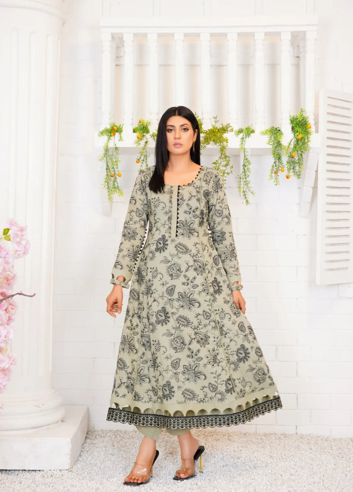 Threads And Weaves Embroidered Lawn Suit Unstitched 3 Piece L23102 - Summer Collection